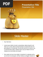 Download Money Bag Powerpoint Template by Presentation Templates SN176164787 doc pdf