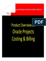 Oracle Projects Costing and Billing Overview