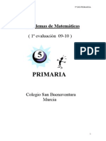 Coleccion de Problemas de Matematicas 5 QUINTO de PRIMARIA