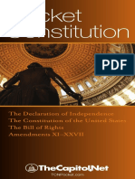 Pocket Constitution: The Declaration of Independence, Constitution of the United States, and  Amendments to the Constitution - The Constitution at your fingertips