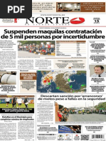 Periódico Norte de Ciudad Juárez 15 de Octubre de 2013