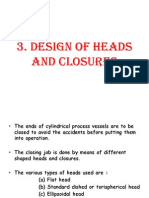 Design of Heads and Closures