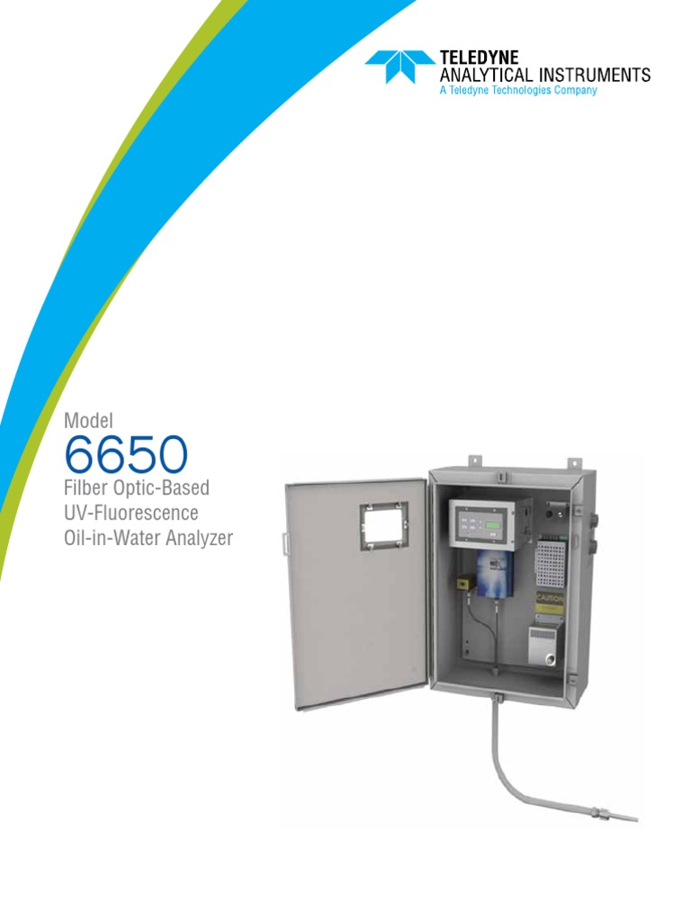 6650 Brochure - Oiw Analyzer | PDF | Ultraviolet | Fluorescence