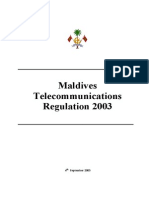 Maldives Telecommunications Regulation 2003