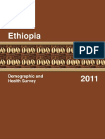 Demographic Health Ststistic Ethiopia.