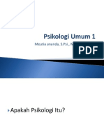 Psikologi Umum Pert 1