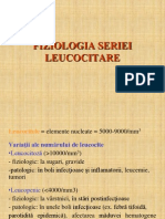 fiziologia seriei leucocitare