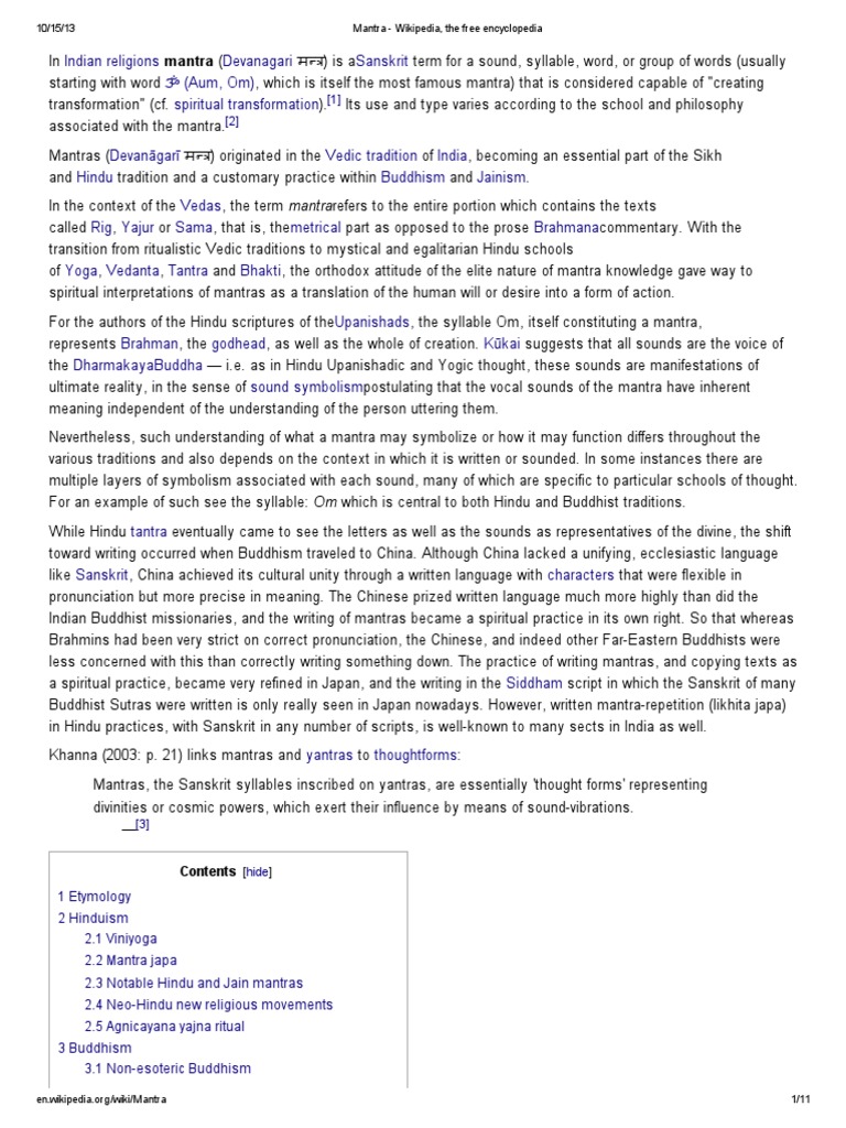 Mantra Pdf Mantra Tibetan Buddhism