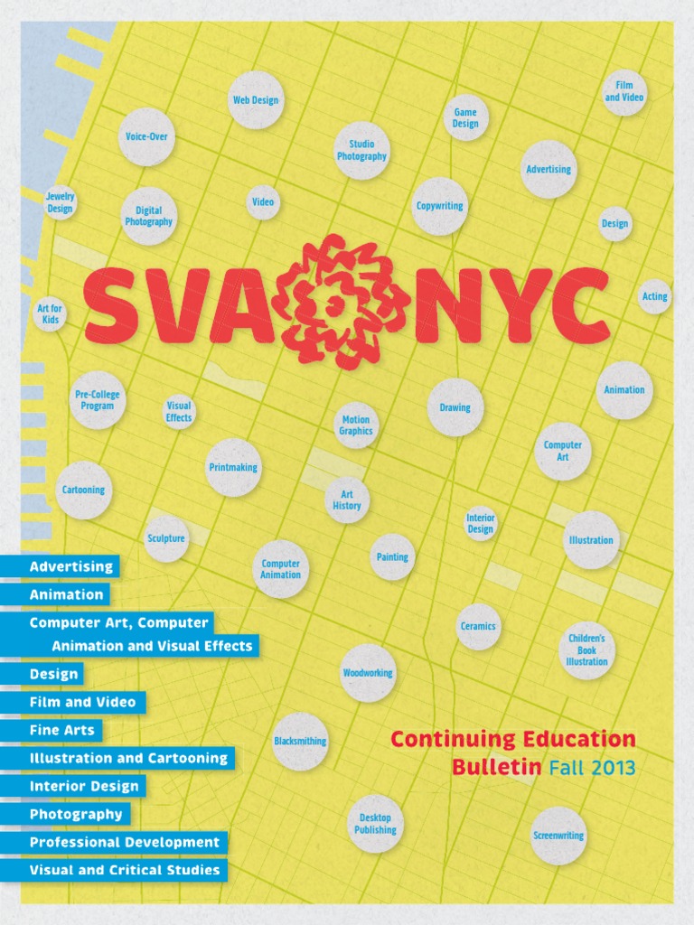 SVA Continuing Education Bulletin PDF Art Therapy Fine Art