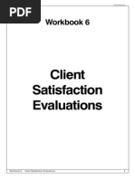  Client Satisfaction Evaluations