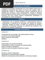 MarcoAntonioRelações Interpessoais