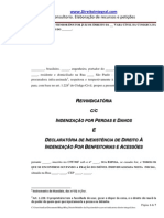 Reivindicatória de fração de imóvel invadida e indenização por perdas e danos