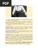 As funções do coordenador pedagógico