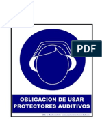 Obligacion de Usar Protectores Auditivos