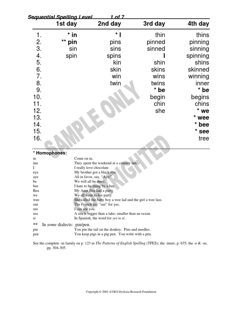 Sequential Spelling Preview PDF Books Libraries