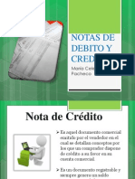 Notas de Debito y Credito