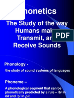Phonetic Sounds (Vowel Sounds and Consonant Sounds)