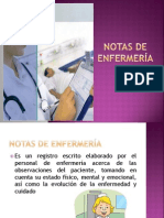 Notas de Enfermería