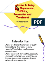 Mycotoxins in Dairy Cattle: Occurrence, Toxicity, Prevention and Treatment