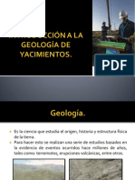 Introducción A La Geología de Yacimientos