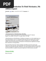 A Brief Introduction To Fluid Mechanics 5th Edition Solutions Manual