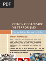 Crimen Organizado vs Terrorismo