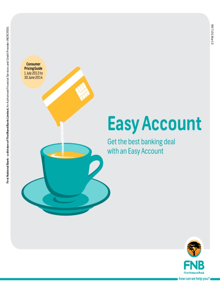 FNB_EasyPlan Debit Card Automated Teller Machine