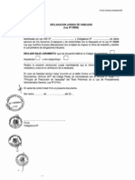 Declaración Jurada de Habilidad (Ley 29566)