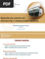 Curso Gestión de  Costos Junio 2013