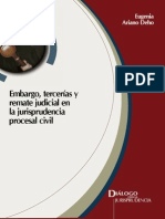 Ariano Eugenia Embargo Terceria y Remate Judicial en La Jurisprudencia Procesal Civil Lima GJ 2009 173 P