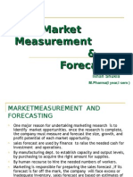 Marketing Measurement and Forecasting