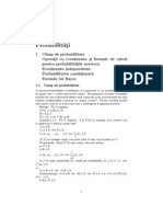 Probabilitati Si Statistica (Curs1)