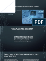 Proccessor Design For Reconfigurable Platforms: Team Leader: Ivan Sović Luka Kovač Simon Cossart Filip Keri
