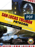 Programa General de Feria San Lucas Tolimán  2012