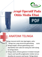 Terapi Operatif Pada Otitis Media Efusi