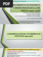 II Pres Crecimiento Economico y Democracia de Clase Media (