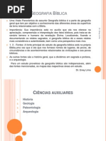 Geografia Bíblica 1 ppt