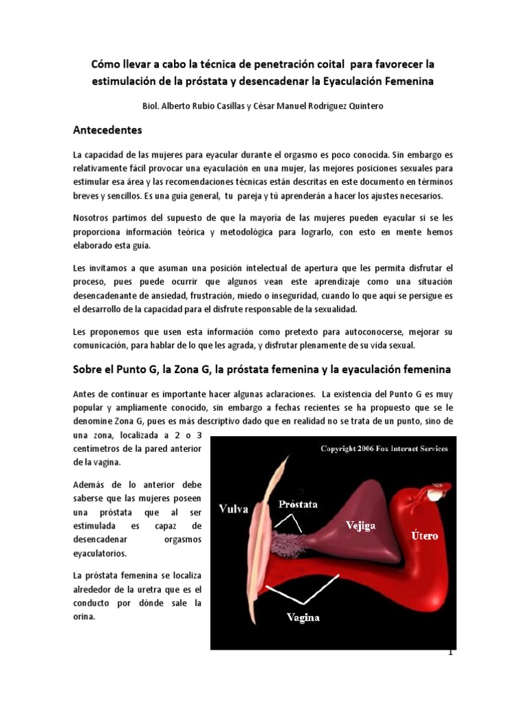 Cómo Llevar A Cabo La Técnica de Coital para Favorecer La Estimulación de La