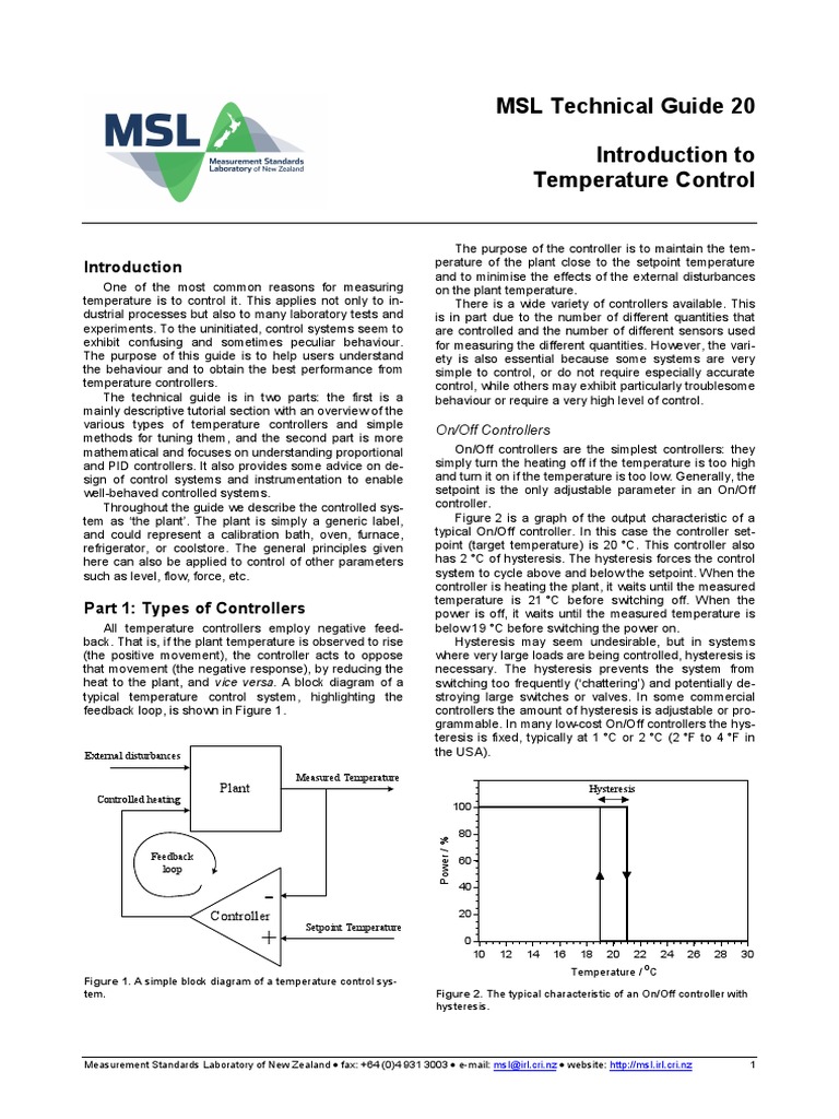 Understanding Temperature Control Systems | PDF | Computers ...
