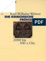 Welwei, Karl-Wilhelm - Die Griechische Frühzeit - Beck.Wissen