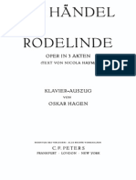 Handel - Rodelinda Vocal Score