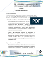 La Normalizacion - SENA PDF