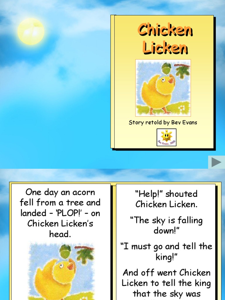 Chicken Licken Story Book