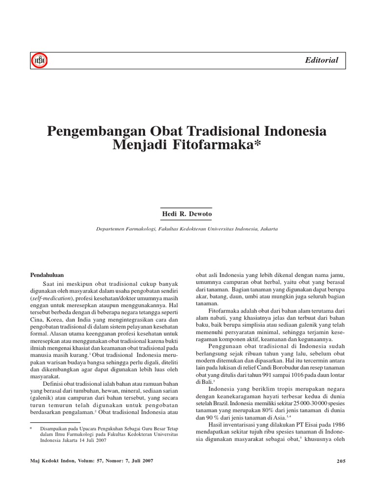 Jurnal OT Ke Fitofarmaka Jurnal OT Ke Fitofarmaka