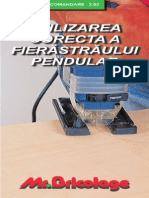 Utilizarea Corecta A Fierastraului Pendular