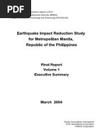 Download Metro Manila Earthquake Impact Reduction Study MMEIRS Report 2004 by Alvin Claridades SN176426139 doc pdf