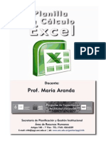 Planilla de Calculos Excel 2012