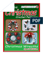 5 Free Christmas Crochet Patterns Crochet Christmas Wreaths eBook