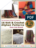 The Most Popular Patterns for Afghans 16 Knit and Crochet Afghan Patterns From Lion Brand