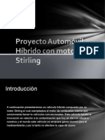 ~móvil Hibrido con motor  Stirling